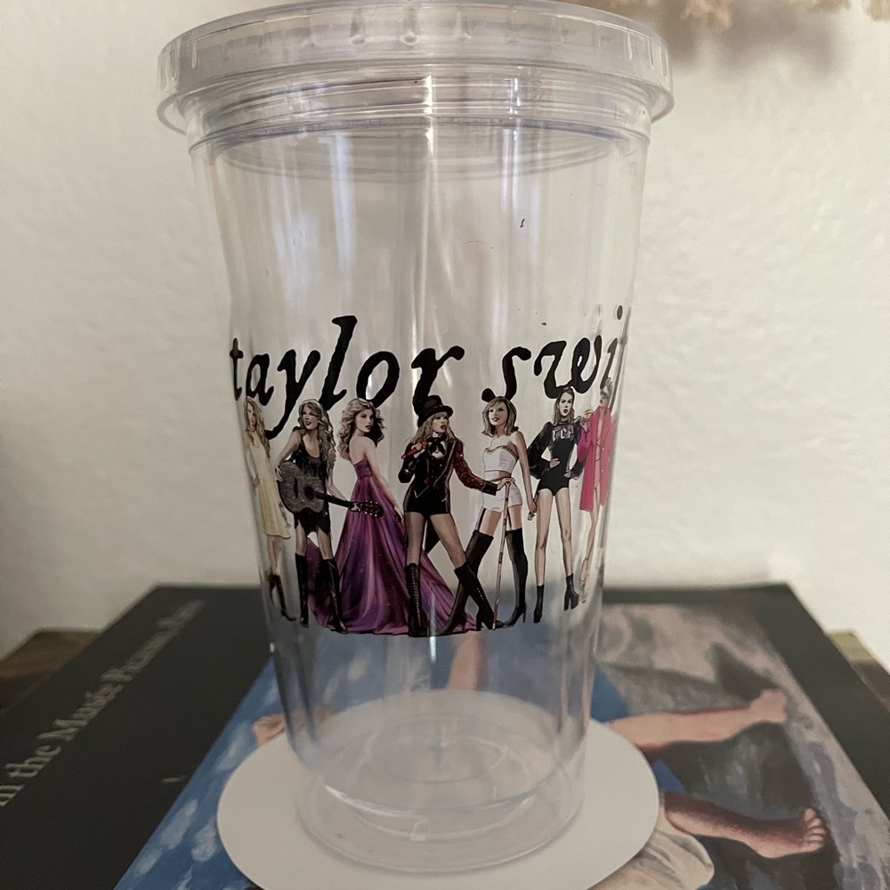 Taylor Swift Eras Tumbler with straw *excellent condition*